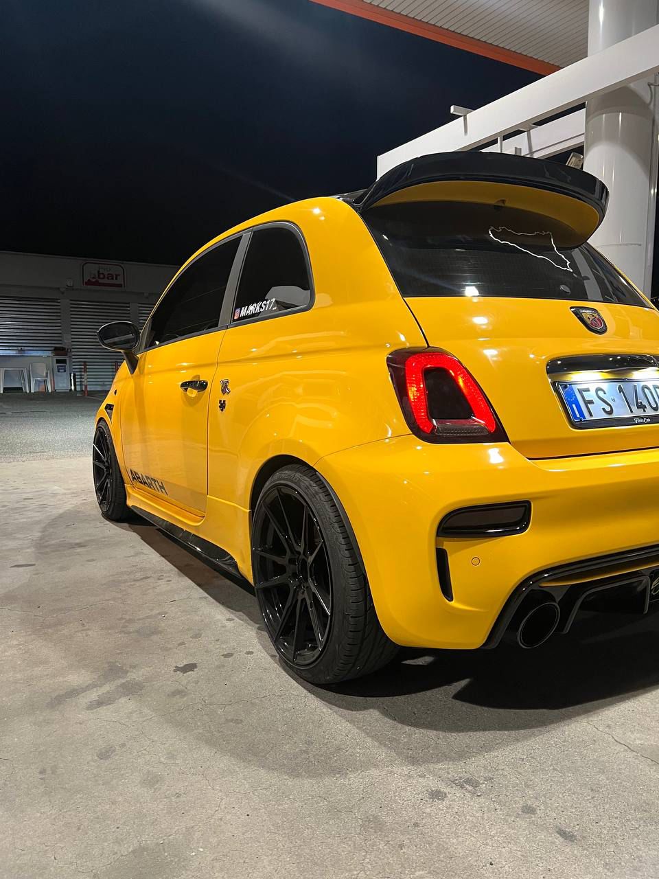 Abarth 500 Wide Side Skirts Biposto and 70th Anniversary Style