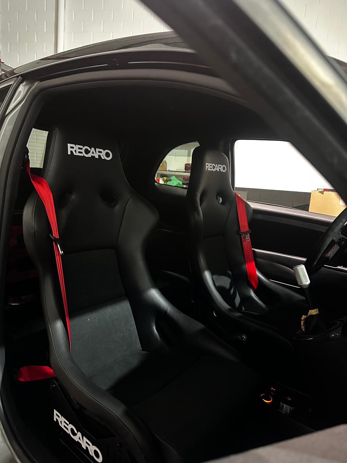 Abarth 500 Fiat Seat Brackets Pair (2) Bases para Asiento Backet Recaro, OMP, Sabelt, Sparco...