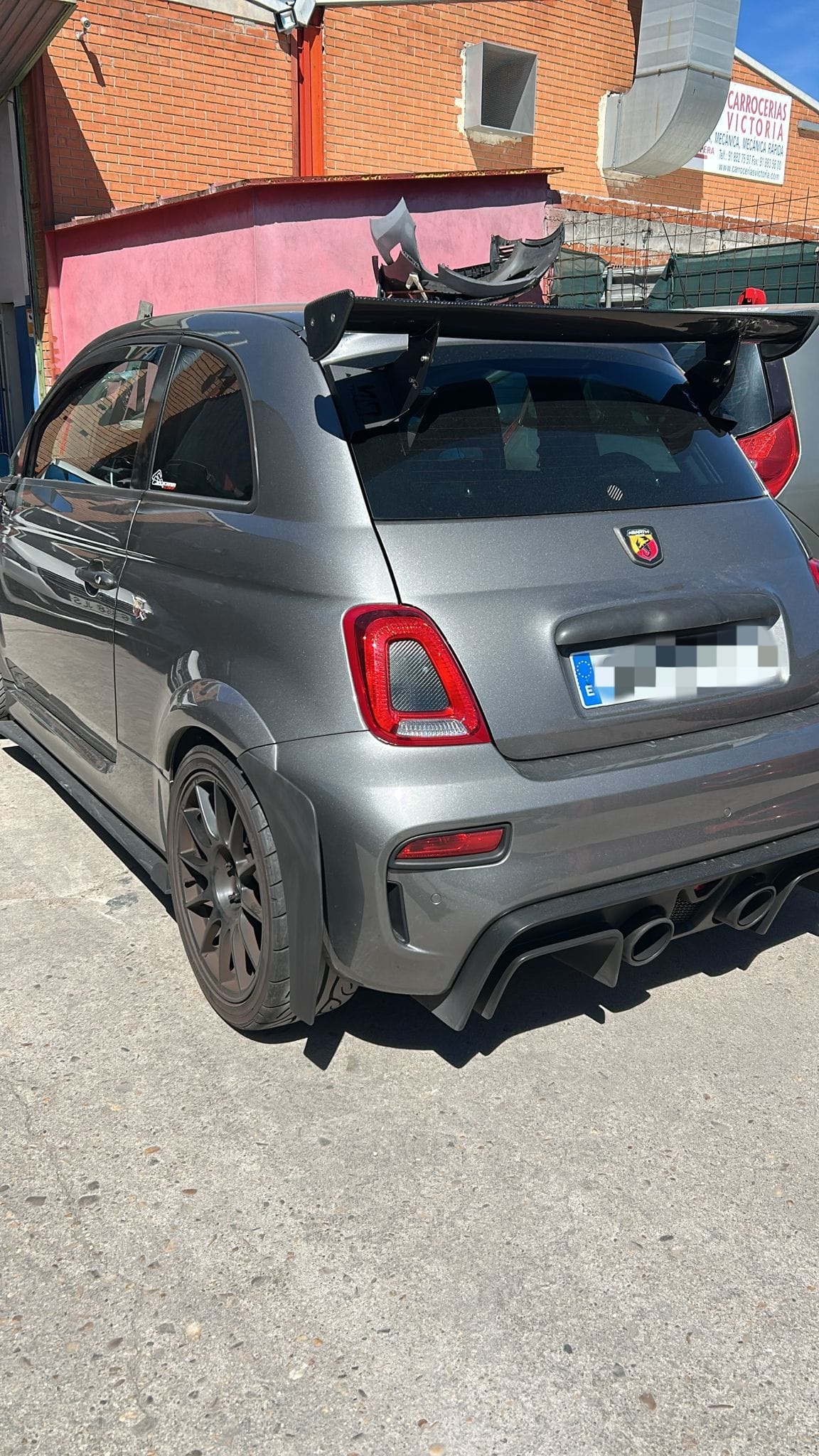 Abarth 500 All Model Canards Traseros Paragolpes Rear Bumper Fibra o Carbono CHD