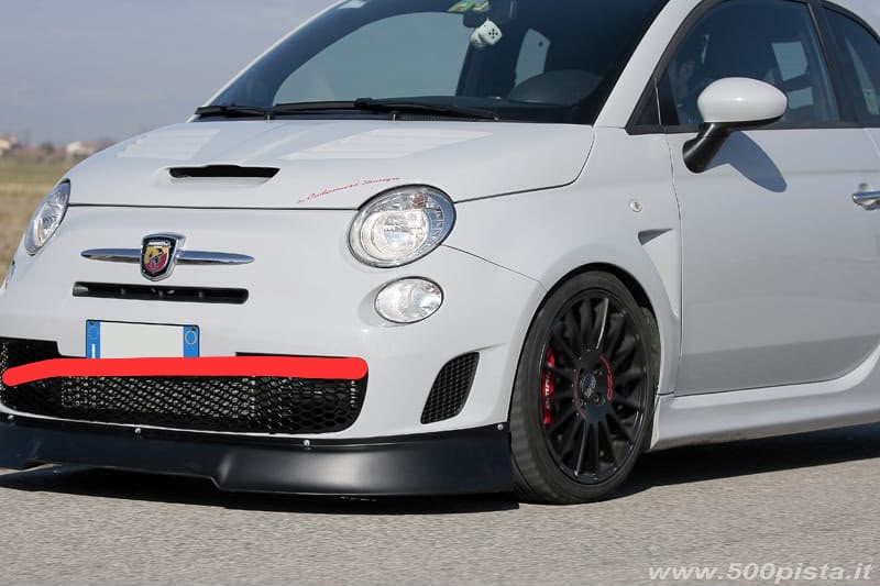 Abarth 2008-2016 Pre Restyling Assetto Corse Grille Front Bumper Rejilla Frontal Paragolpes