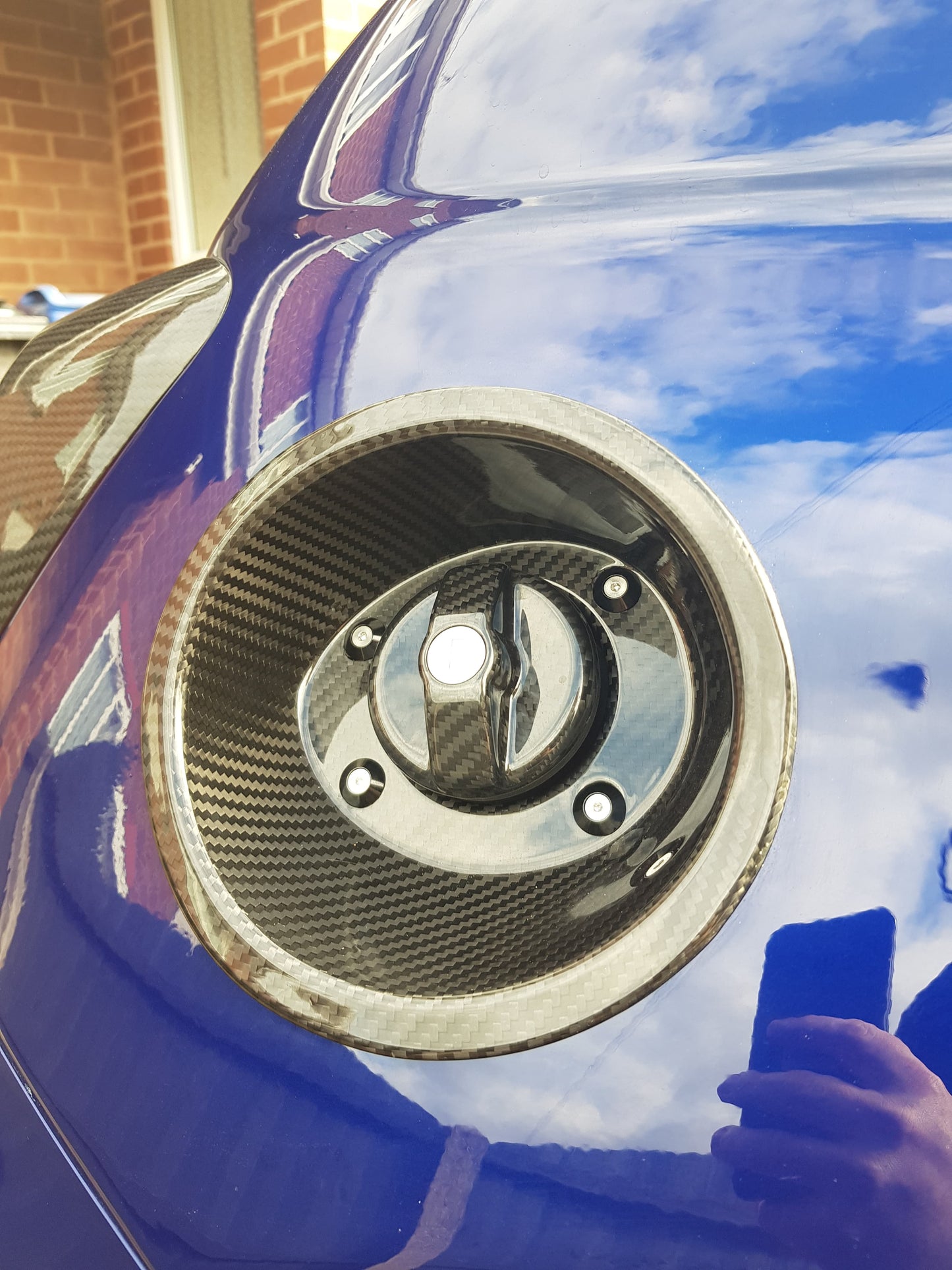 Pre order!! Abarth 500 All Model Cover Carbon Fiber Gas Tank Surround Japan Design Carbono Depósito Gasolina