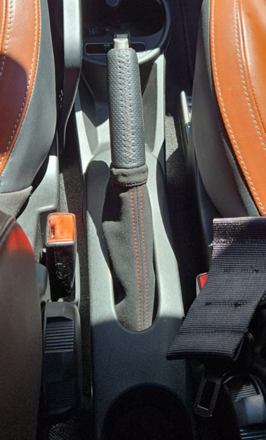 Abarth 500 All Model Fuelle Freno de Mano Alcántara Handbrake Suede