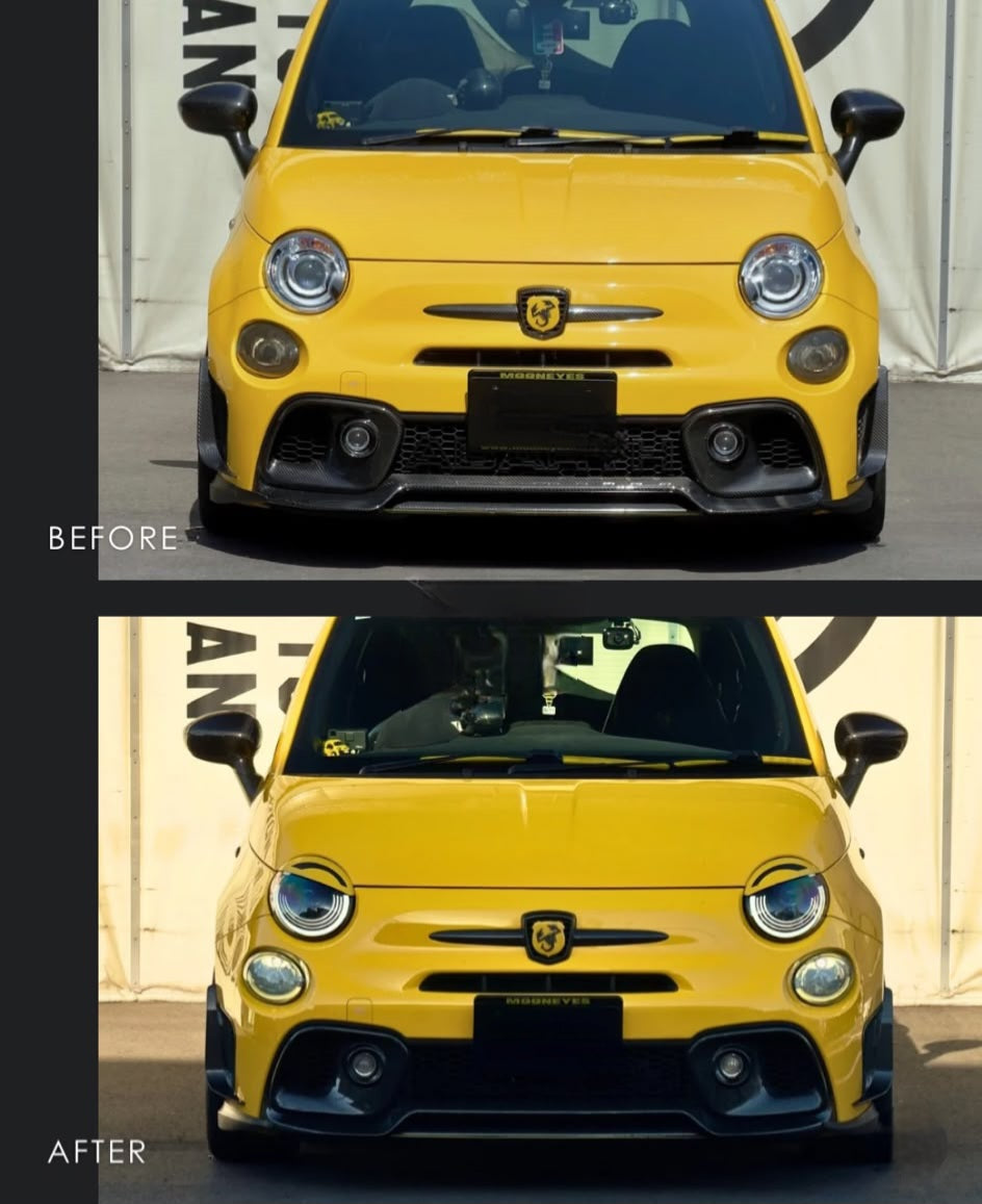 Abarth 500 All Model Faros Full Led (2) Front Headlights Halogen & Xenon