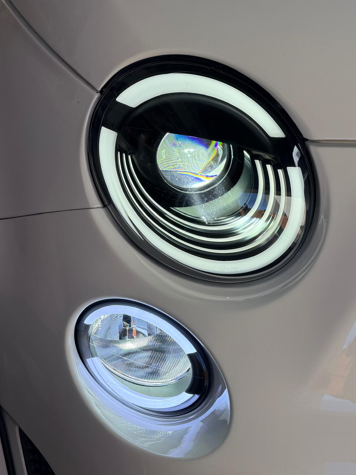 Abarth 500 All Model Custom Led Painted DRL Daylights Diurnos Faros Lights