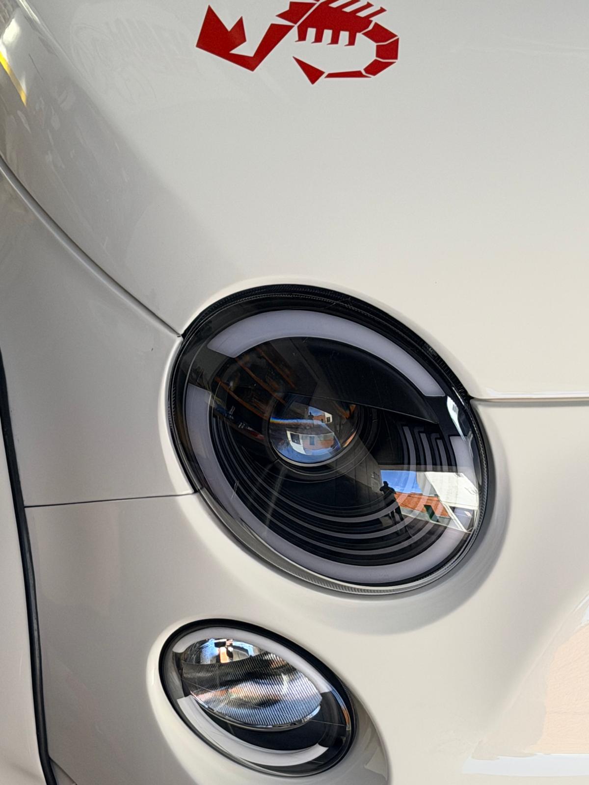 Abarth 500 All Model Custom Led Painted DRL Daylights Diurnos Faros Lights