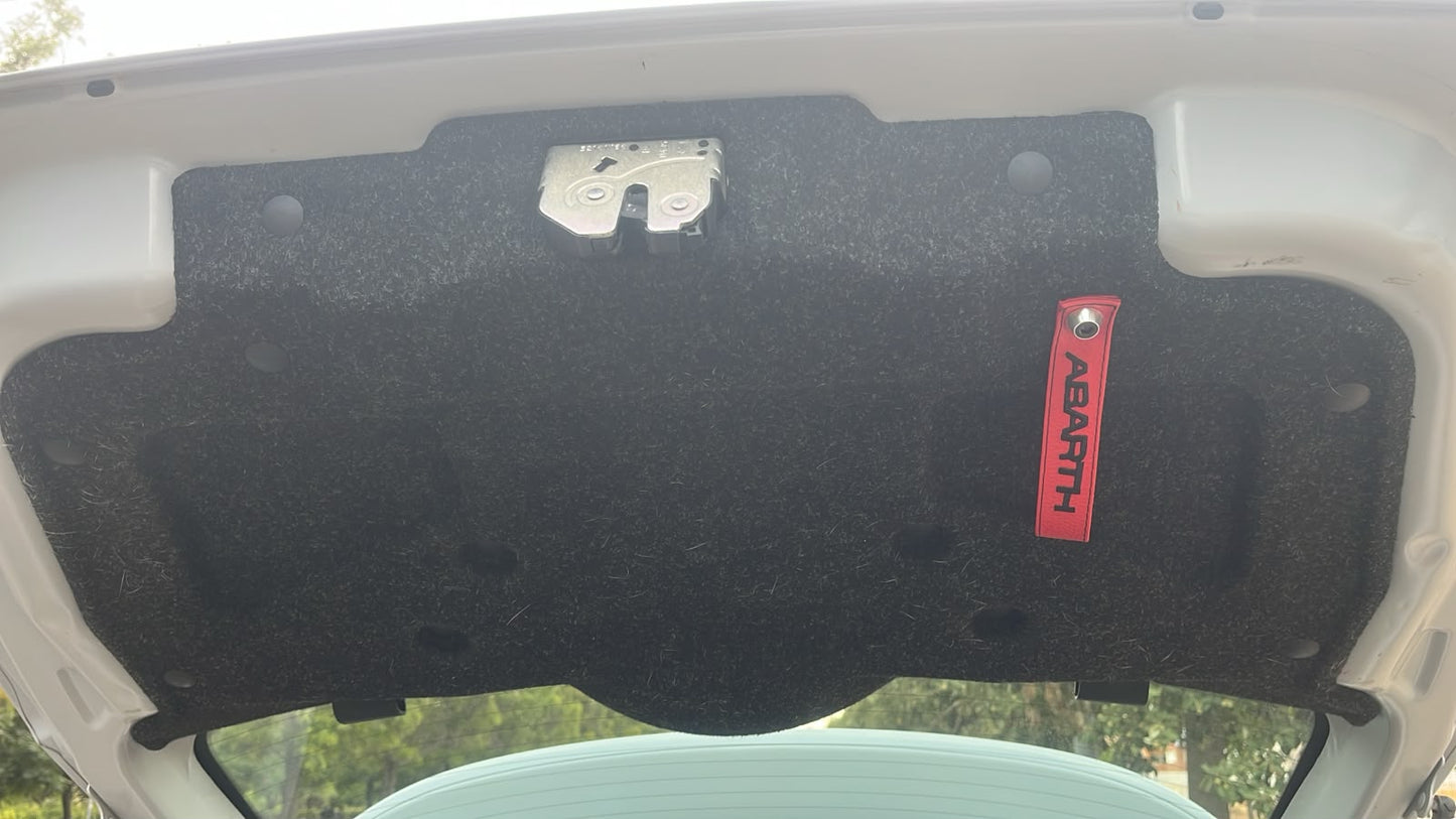Abarth 500 Fiat Trunk Boot Handle Leather