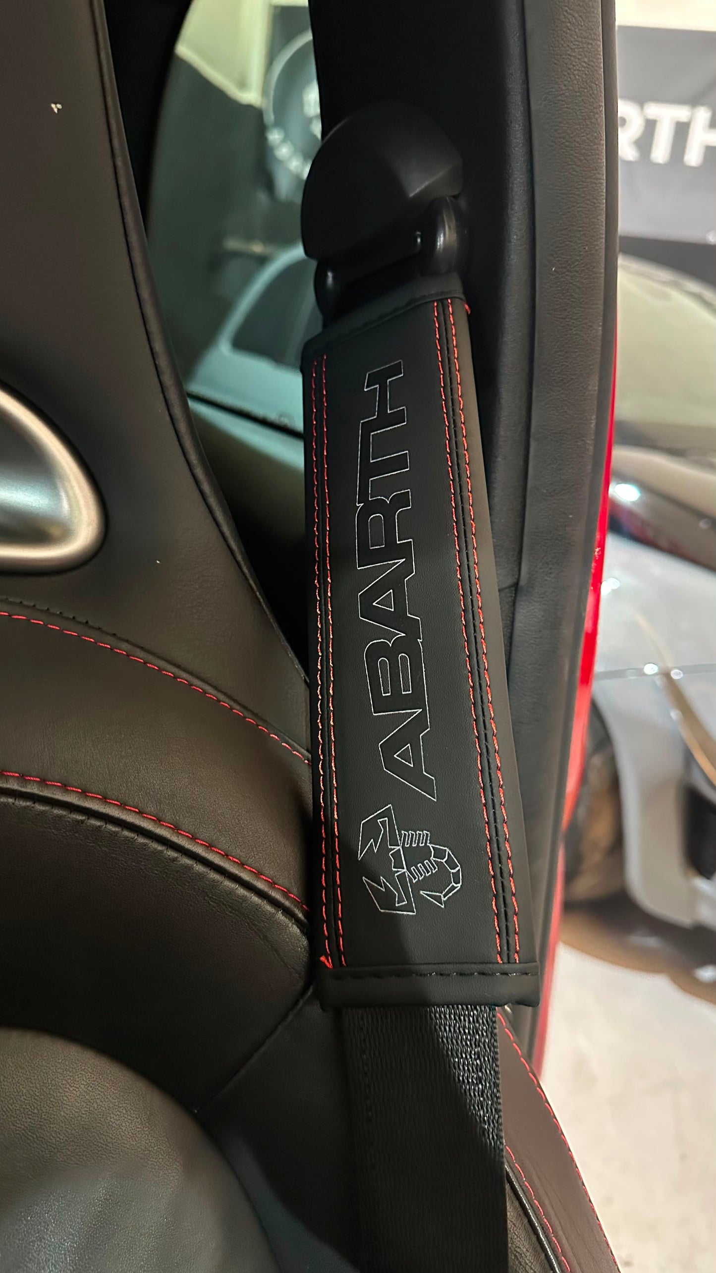 Abarth (2) Imbottiture per cintura Copri protezione collo