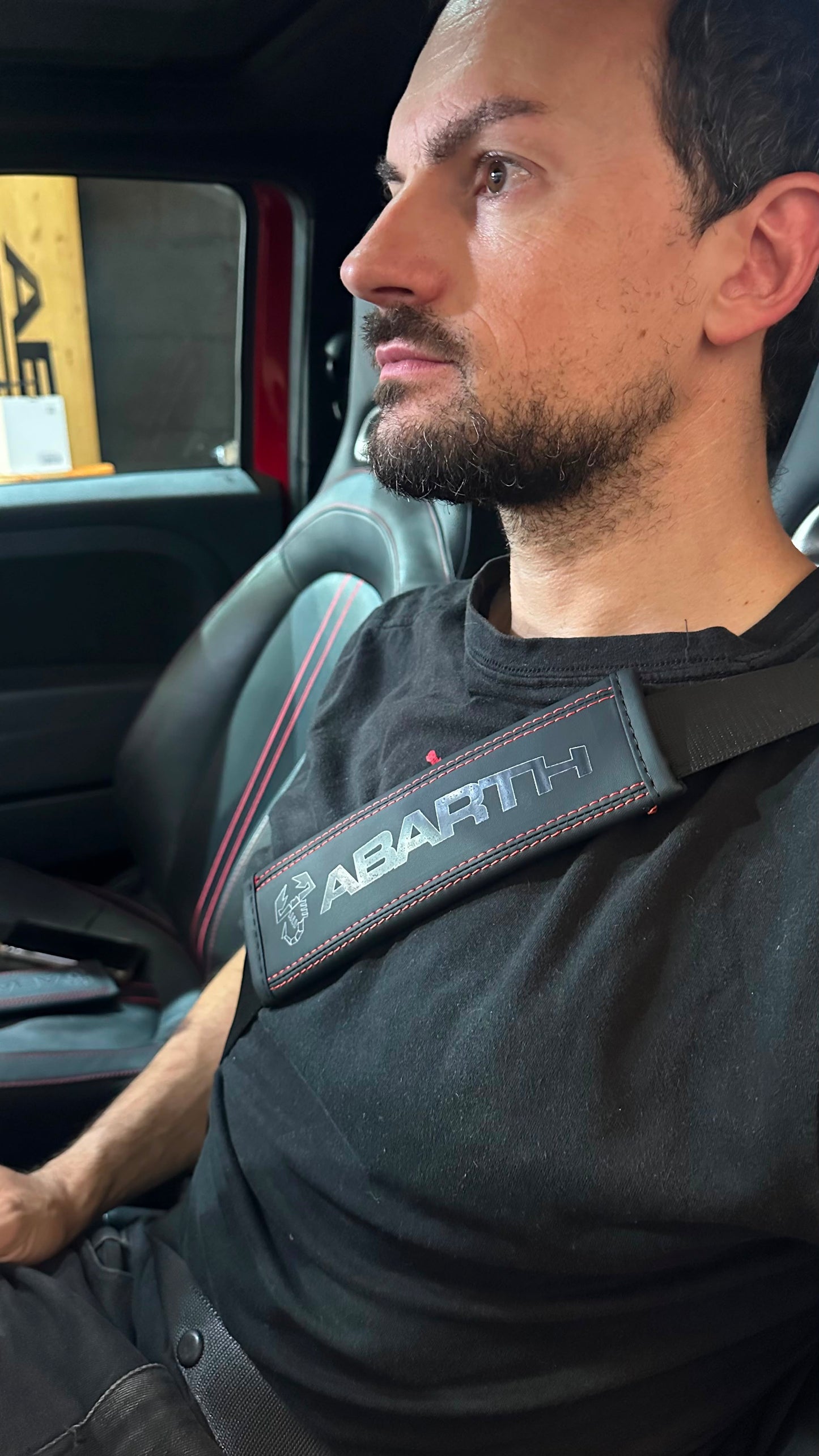 Abarth (2) Imbottiture per cintura Copri protezione collo