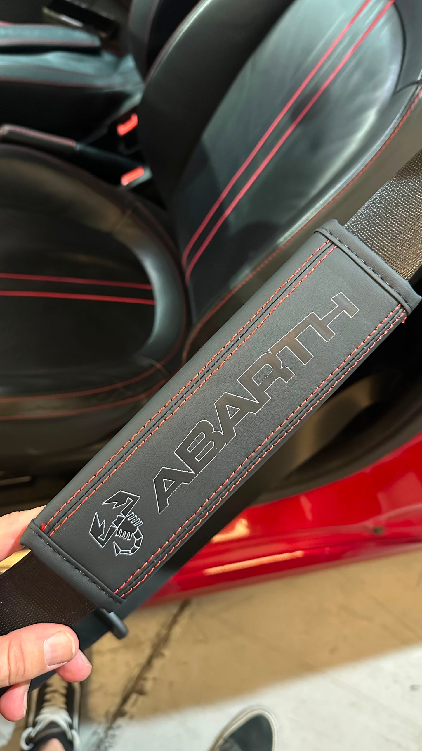Abarth (2) Imbottiture per cintura Copri protezione collo