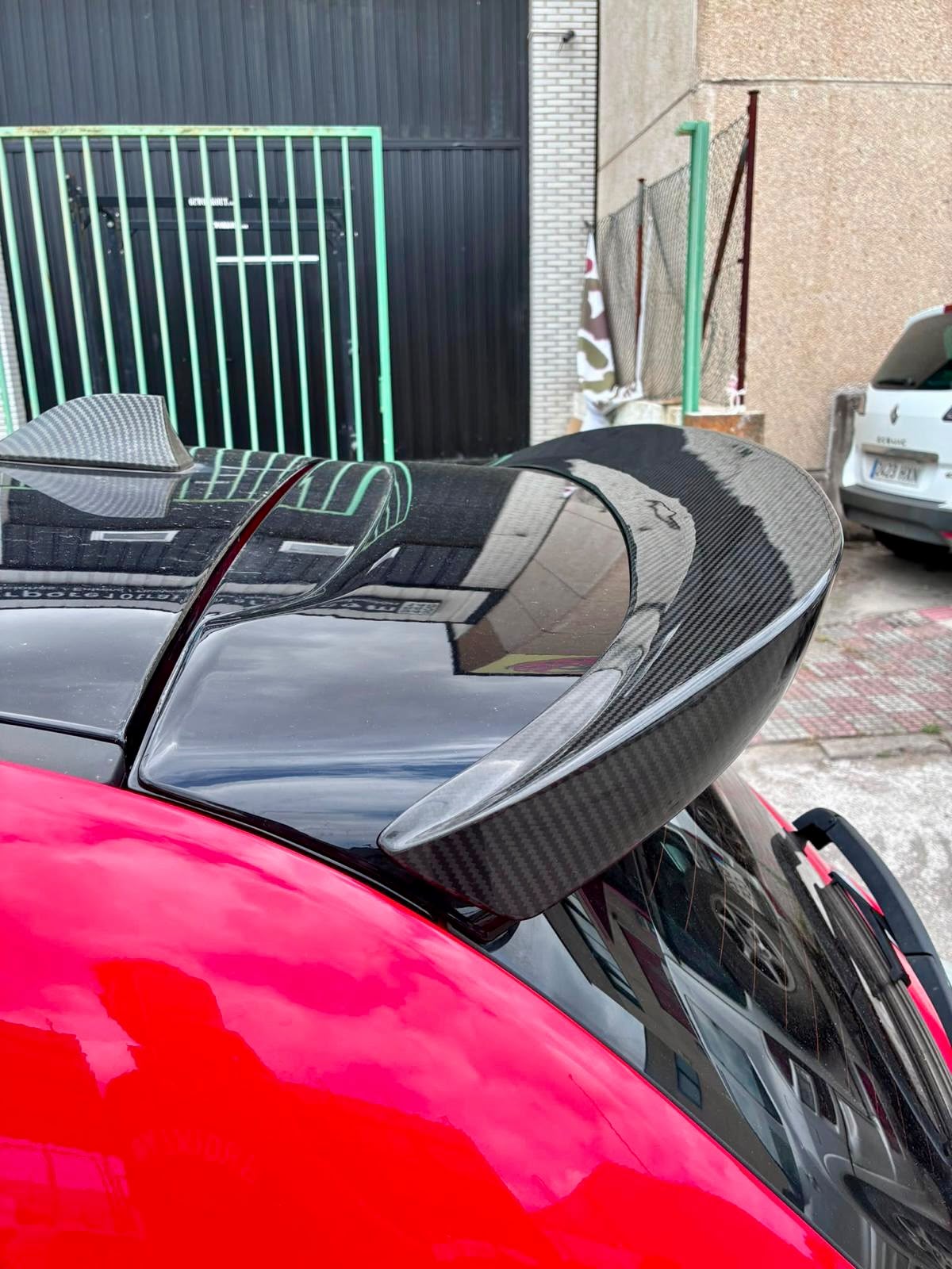 Abarth 500 All Model Spoiler Duck Tail Visor Fiber or Carbon