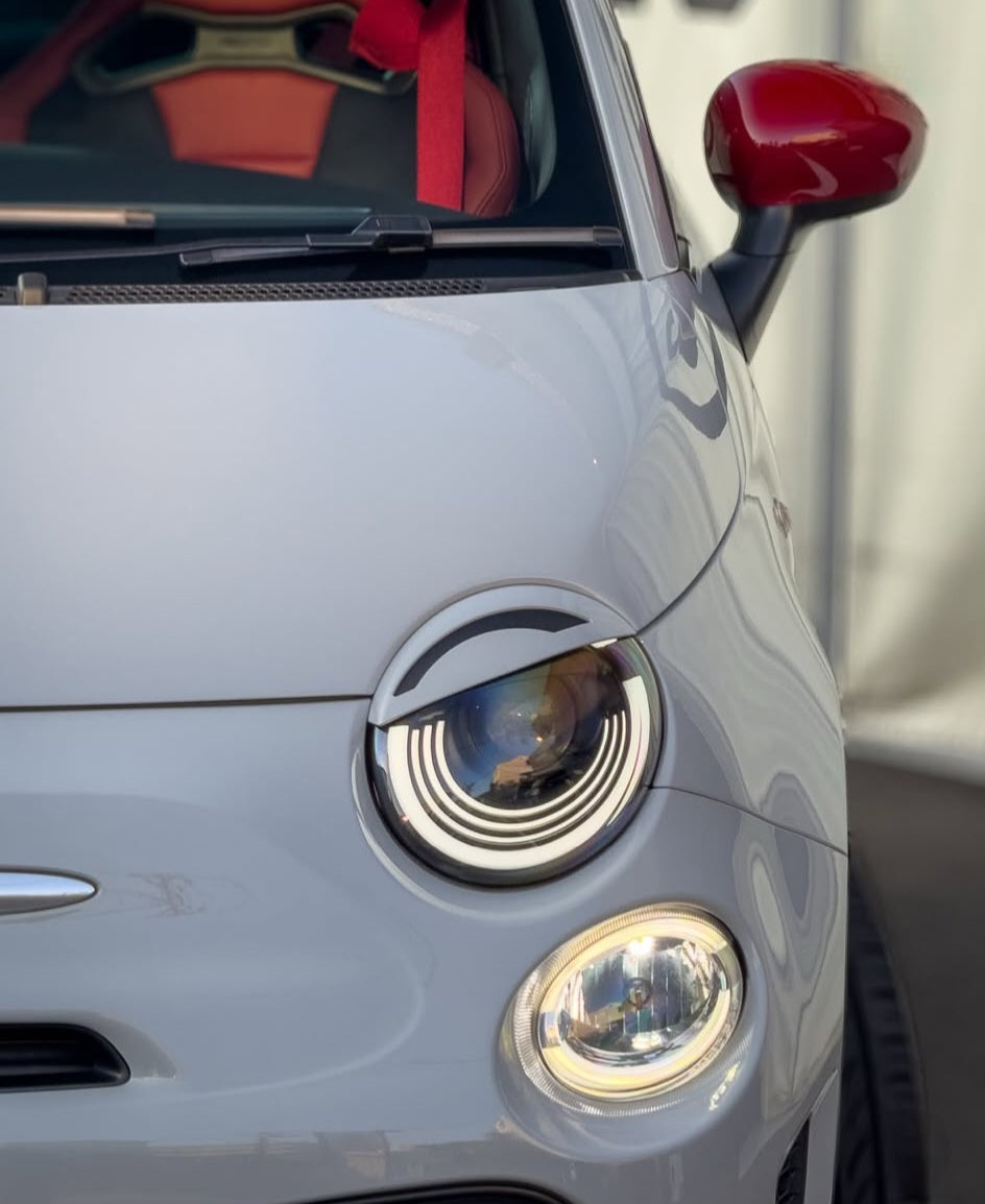 Cover faro Abarth Eye Angry Bad Look Angry Eyes ABS