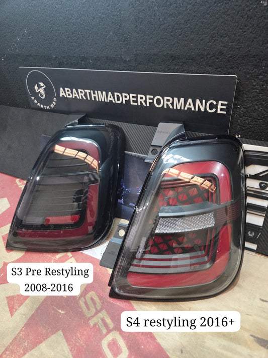Abarth & Fiat 500 2008-2023 Full Led Faros Traseros Tail lights Pre Restyling & Restyling Homologados S3 S4