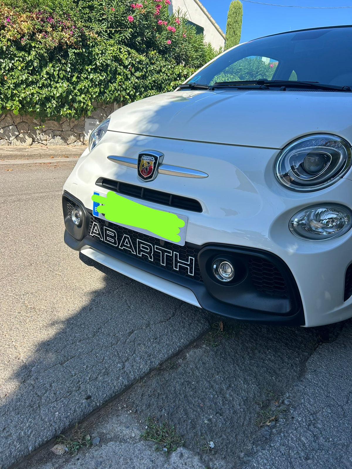 New!! Abarth 2016+ Restyling 3D Easy Fit Letras Clip Letters Front Bumper Grille Rejilla Delantera
