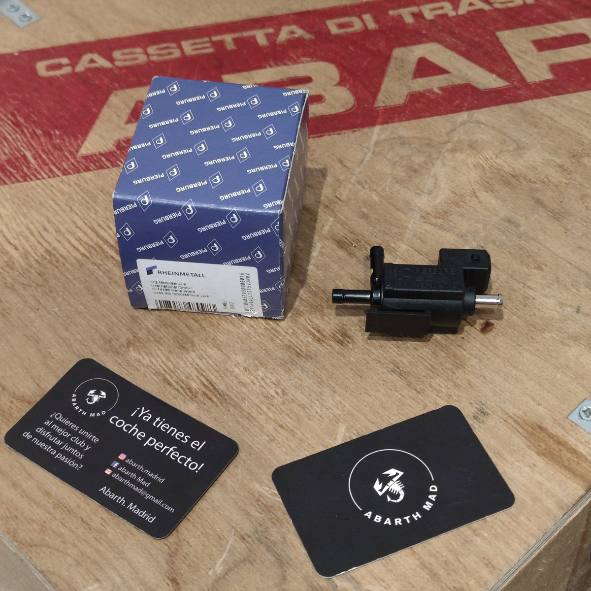 Abarth Alfa Válvula OEM Pierburg SS Solenoide Reforzada Turbo Valve Reinforced