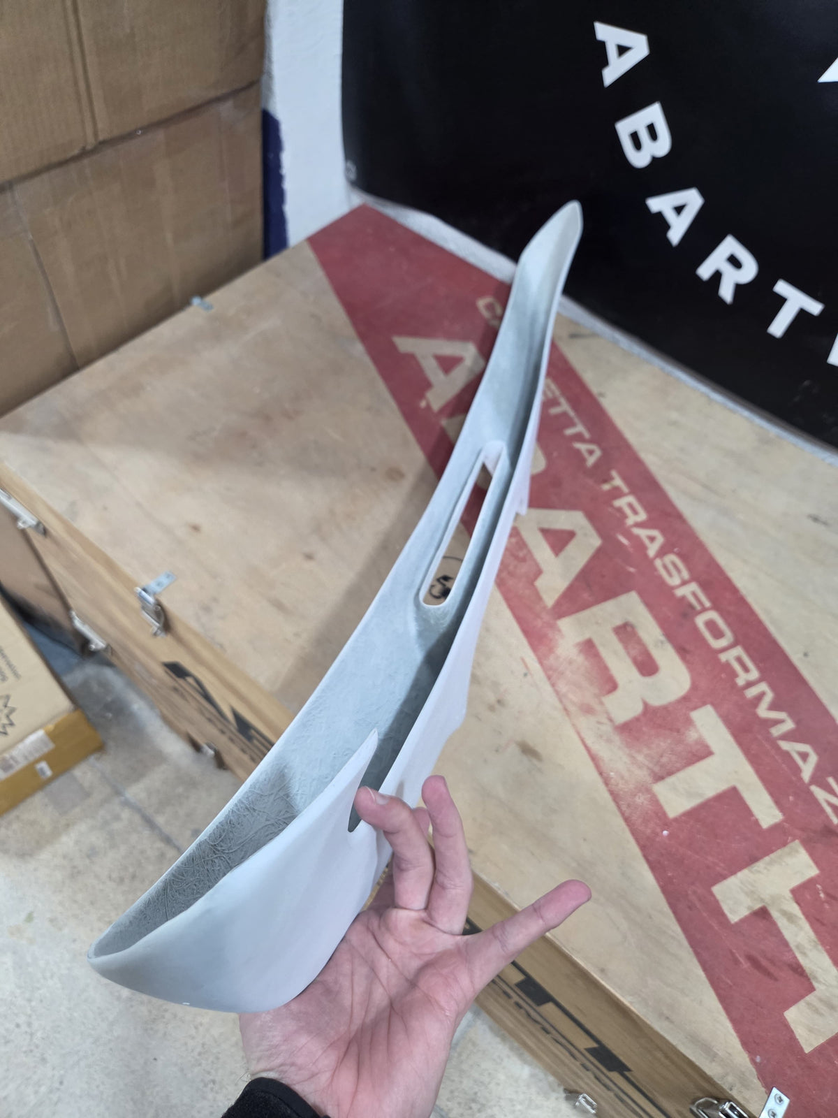 Abarth 500 All Model Visera Spoiler Alerón Batman 🦇 Cabrio Unique