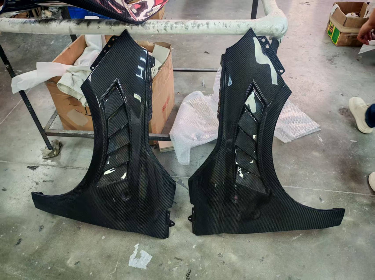 Abarth Fiat 500 All Model Front Agressive Style Fenders Vents (2) Aletas Laterales Delanteras Racing