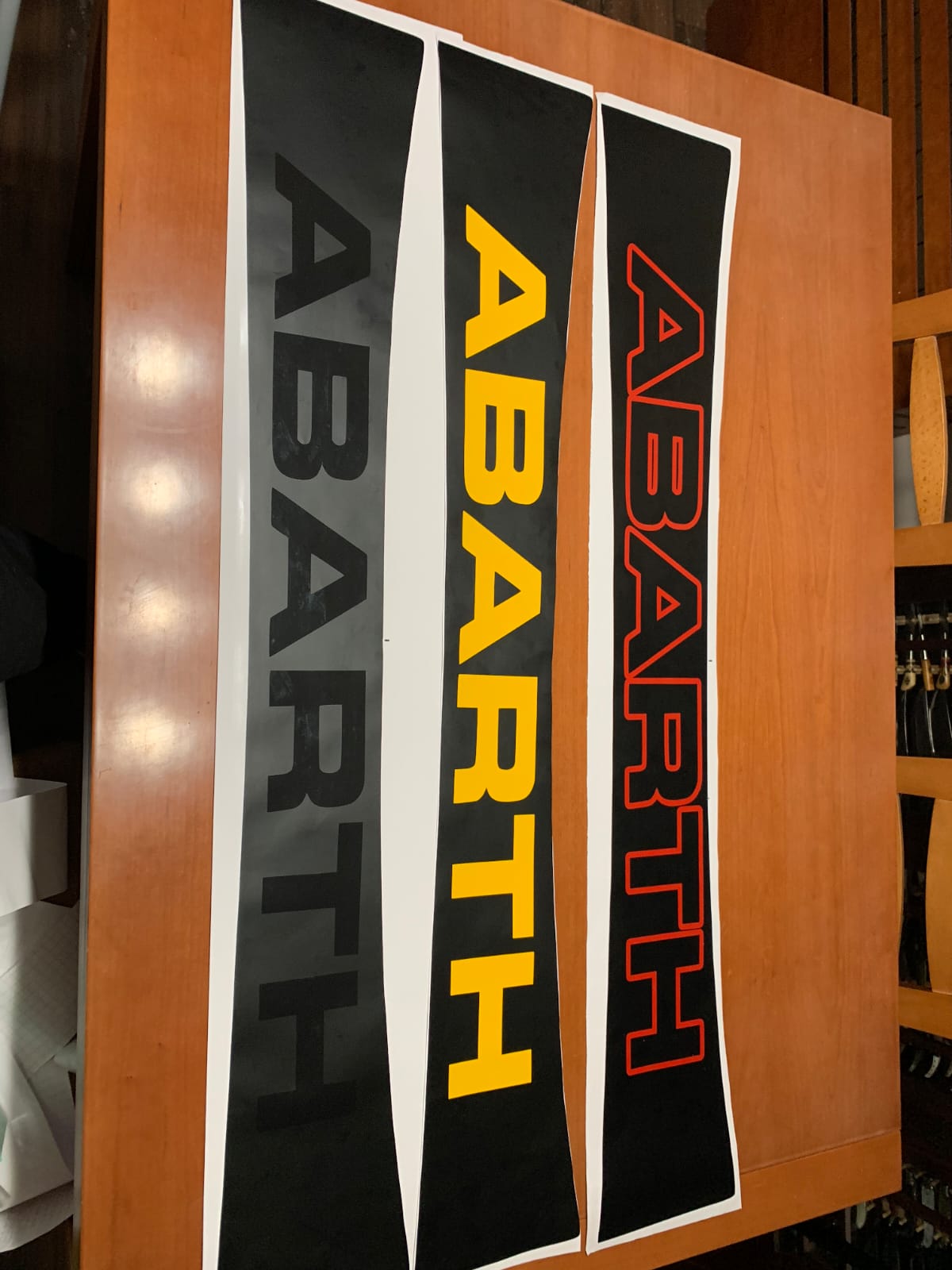 Abarth 500 All Models Vinyl Sunshade Custom Windshield Sticker Vinyl