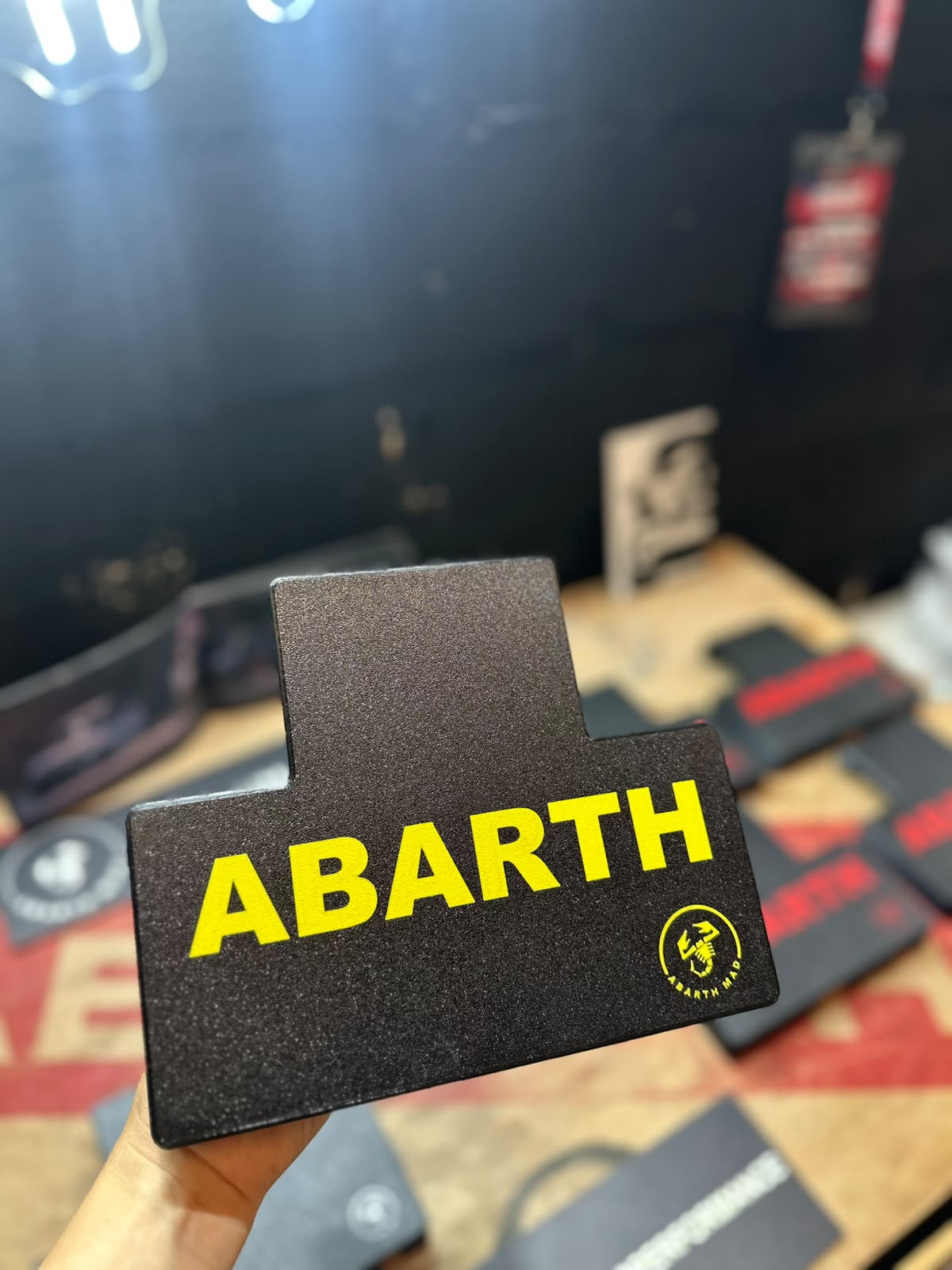 Abarth Fiat 500 3D Battery Cover Batería Cubierta Piece Custom