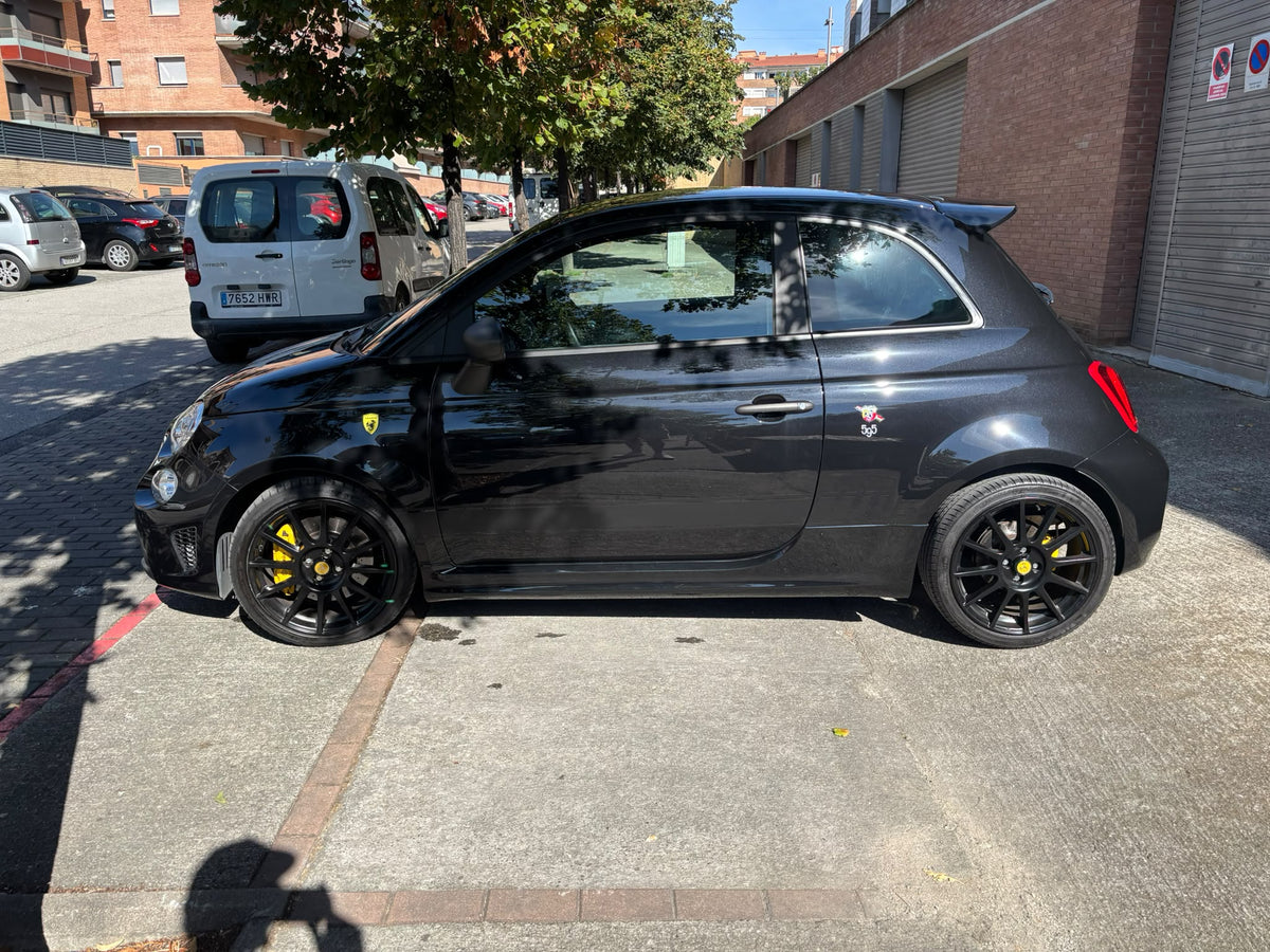 Abarth Fiat 500 3D Ferrari Style Front Side Markers Pair (2) Fenders Turn Signals + LED