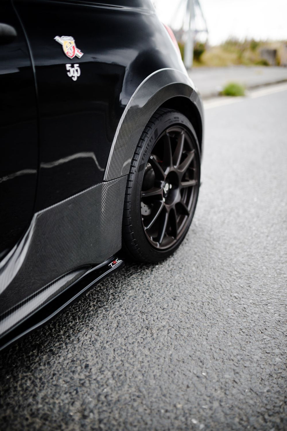 Abarth Kit 70th Aniversario Estético Ensanches Bodykit 100% Fibra de Carbono made in italy 🇮🇹