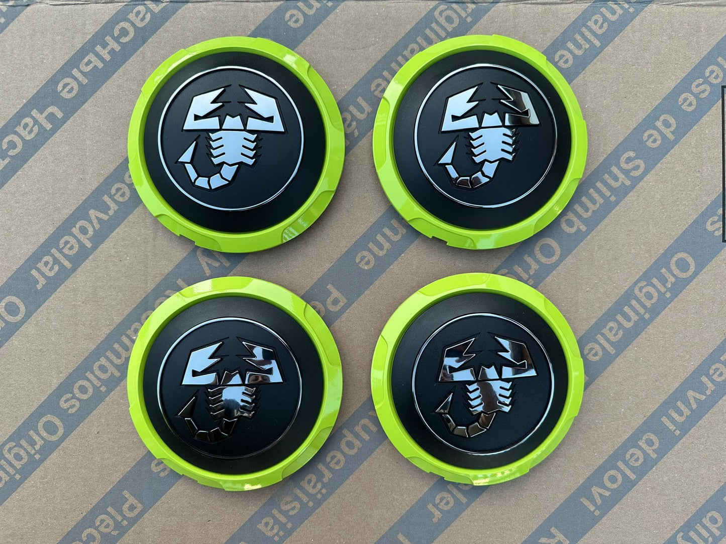 Abarth Tapa llantas ORIGINALES OEM (varios colores)