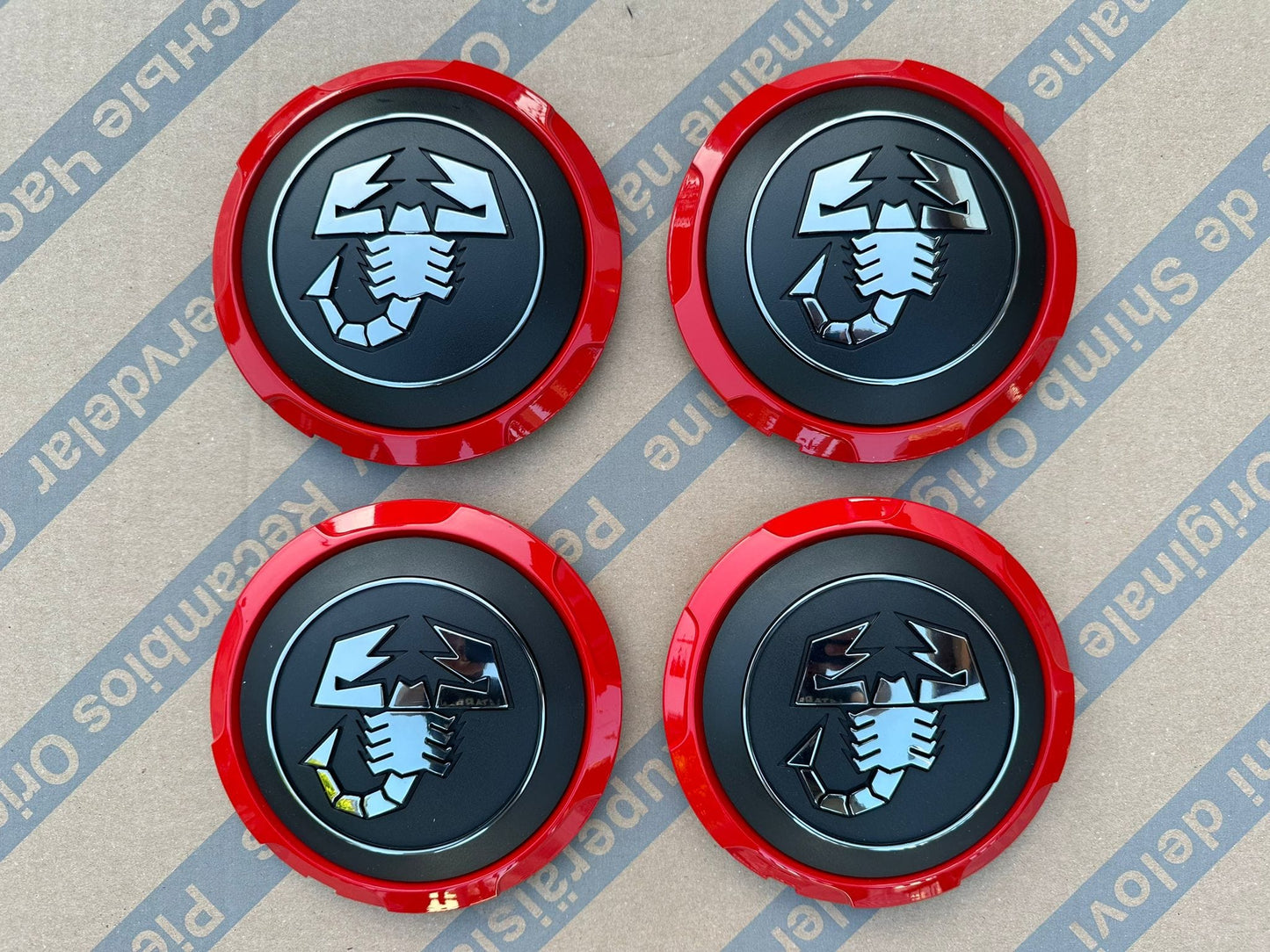 Abarth Tapa llantas ORIGINALES OEM (varios colores)