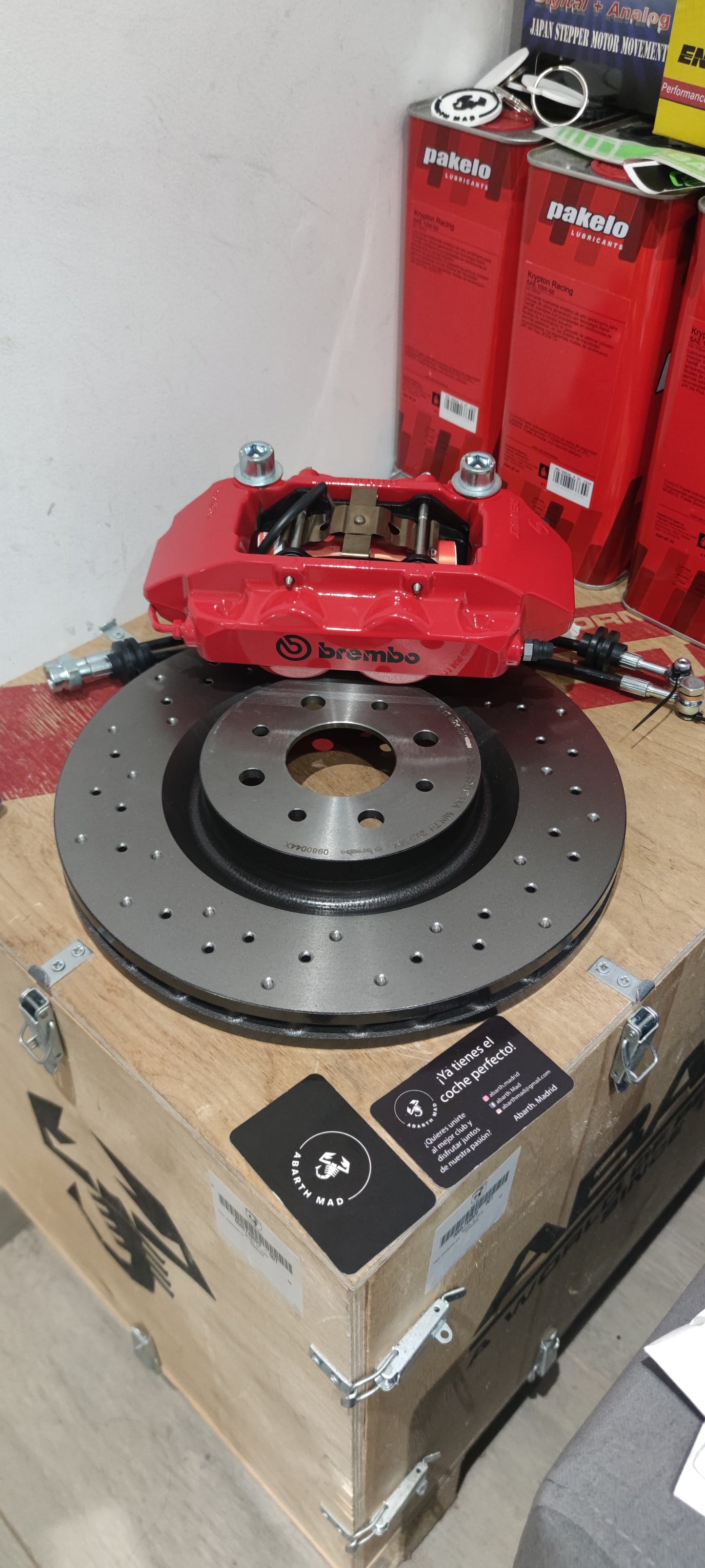 Kit Abarth Brembo ORIGINALE 305mm Completo