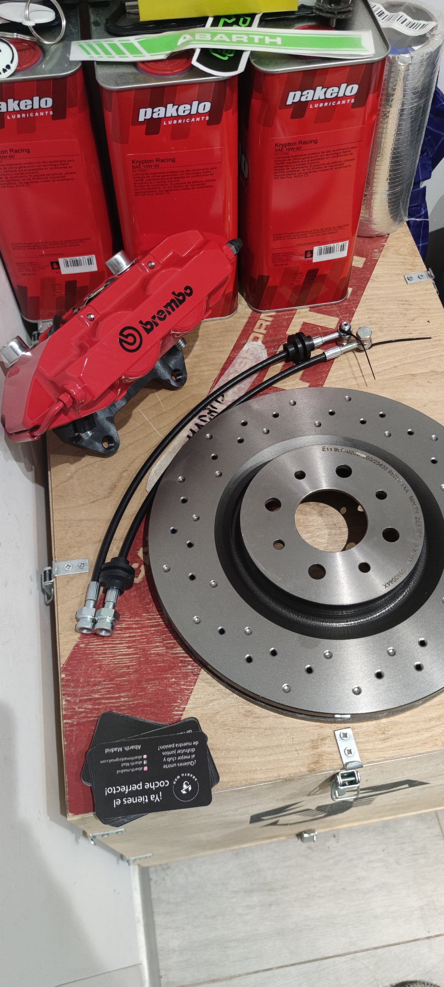 Kit Abarth Brembo ORIGINALE 305mm Completo