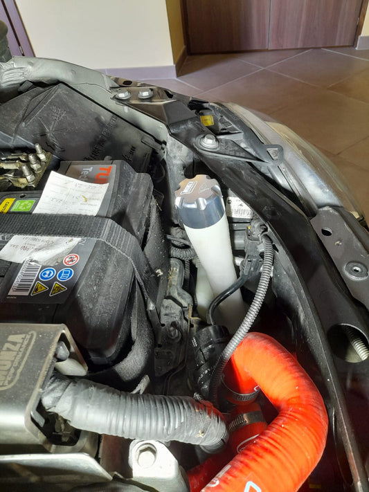 Abarth 500 Tapón Aluminio Botella Limpia Admisión Baja Low Intake Water Cap