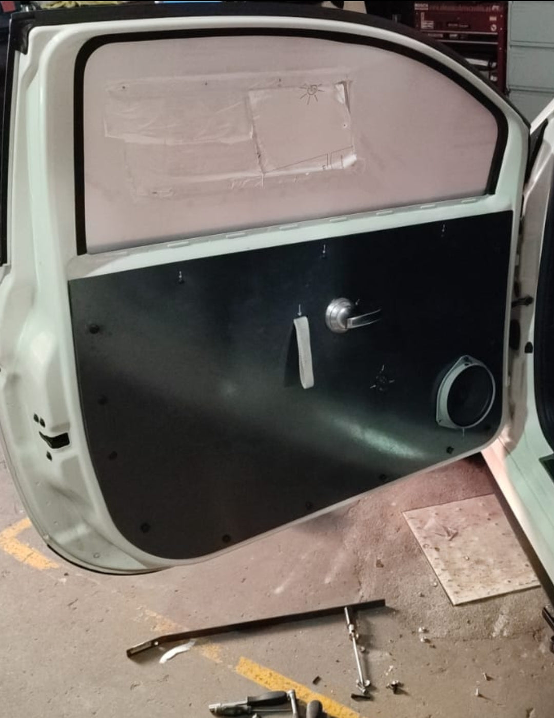 Abarth Panels (2) Biposto type door + handle