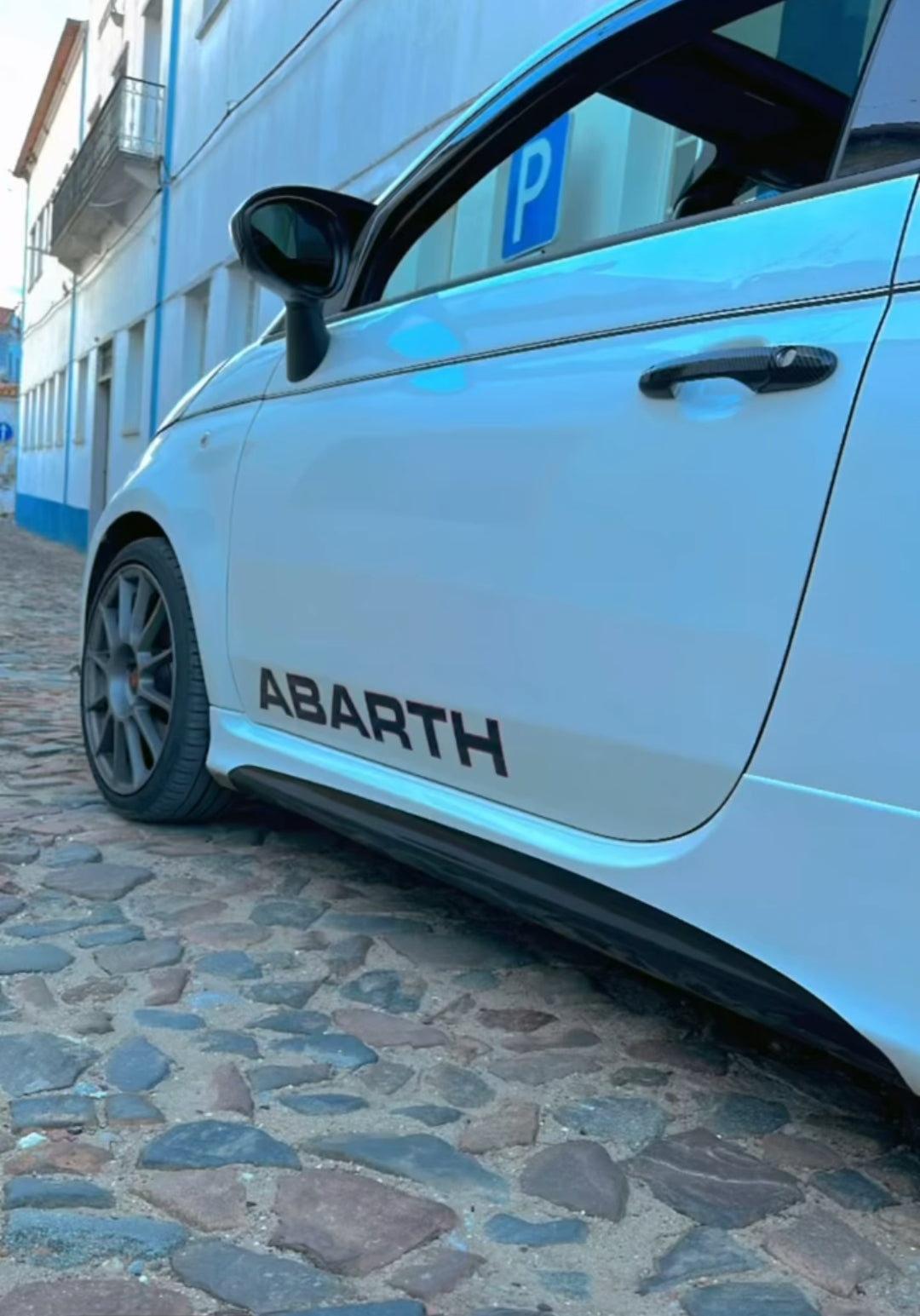 Abarth Fiat Vinilo Talonera Minigonne Biposto Vinyl