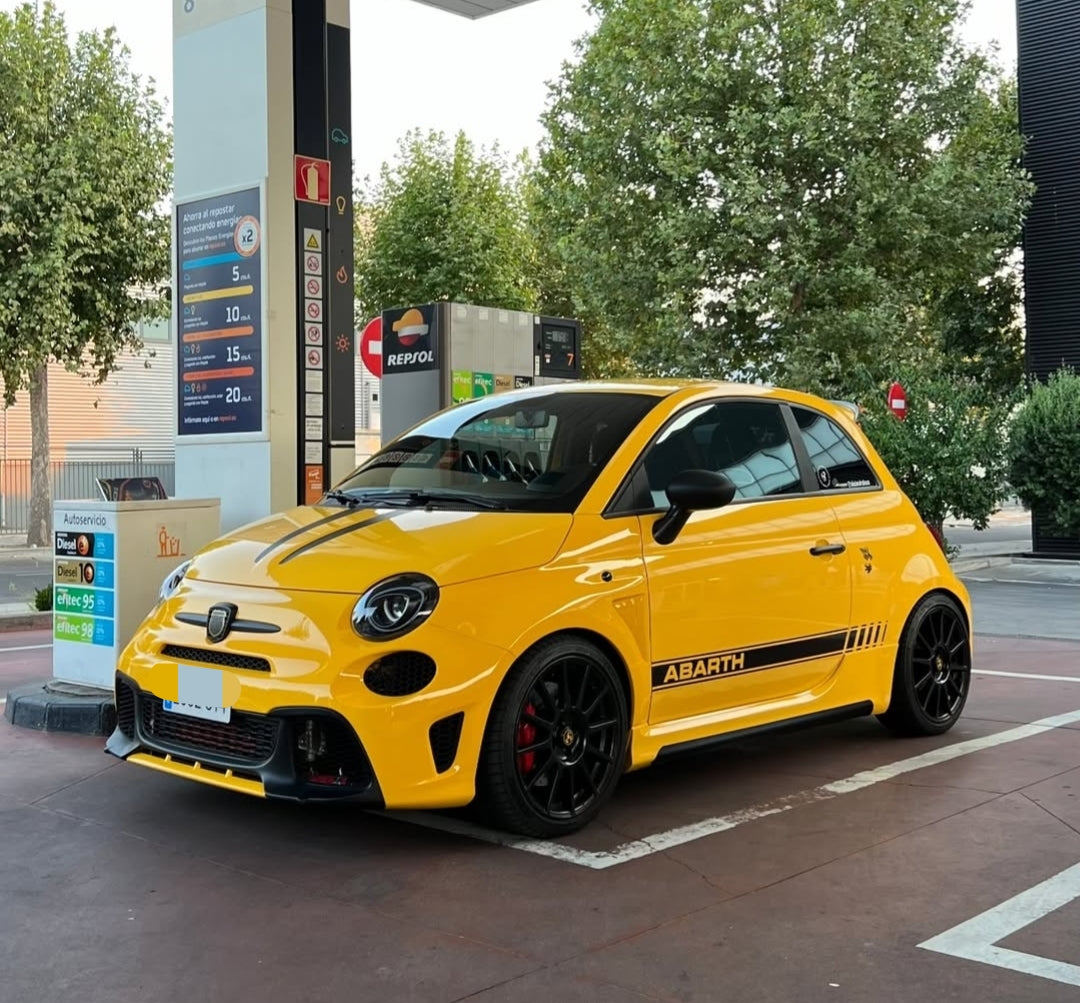 Abarth Fiat Vinilo Talonera Minigonne Biposto Vinyl