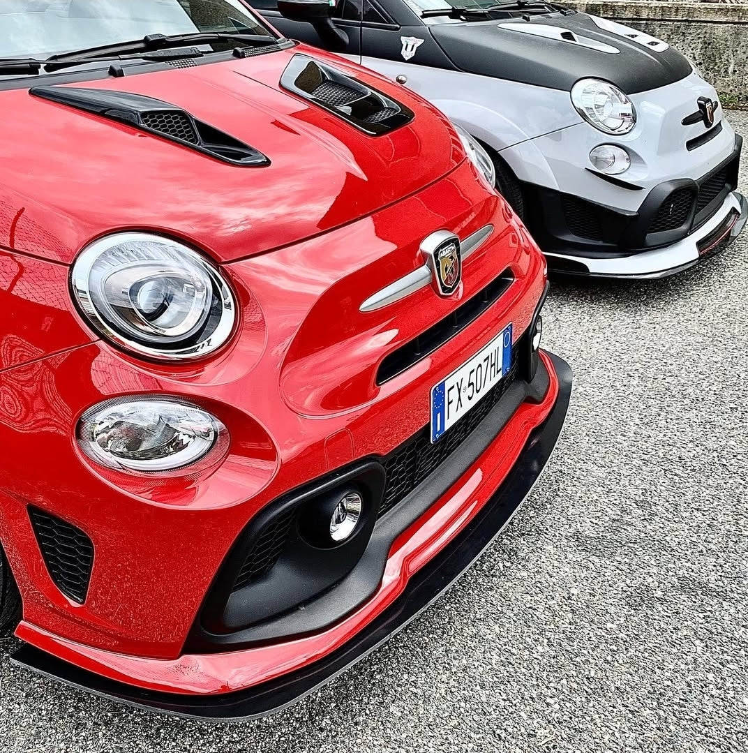 Abarth 2016+ Restyling Chd Lip Labio Front Splitter Extension