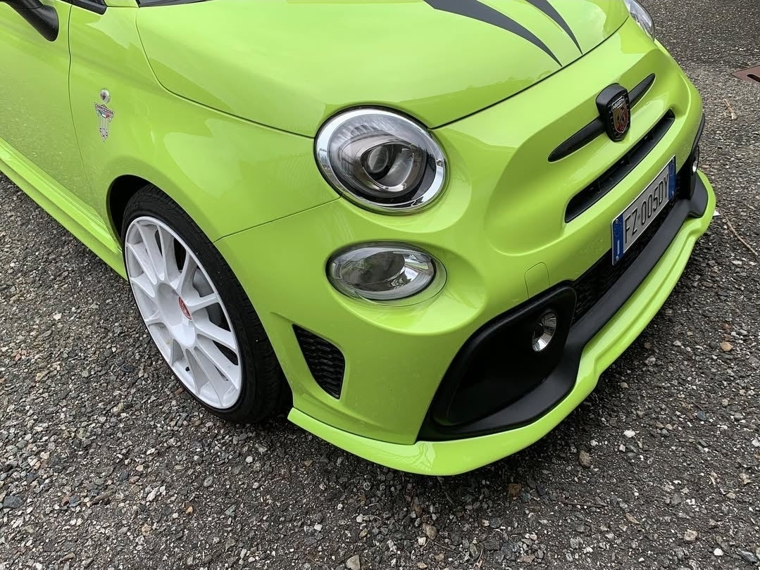 Abarth 2016+ Restyling Chd Lip Labio Front Splitter Extension