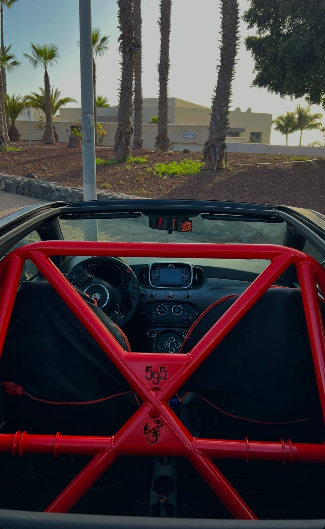 Abarth Fiat Rollcage 4-point roll cage