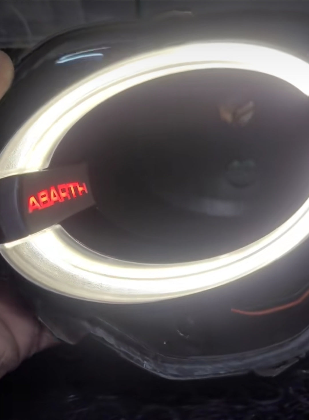 Abarth 500 595 695 Custom Led Painted DRL Daylights Diurnos Faros Lights