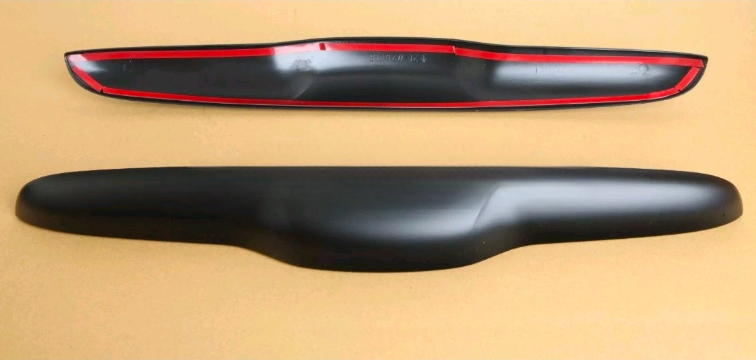 Abarth Fiat 500 Black Gloss Matt Trunk Handle Tirador Maletero Negro Brillo o Mate