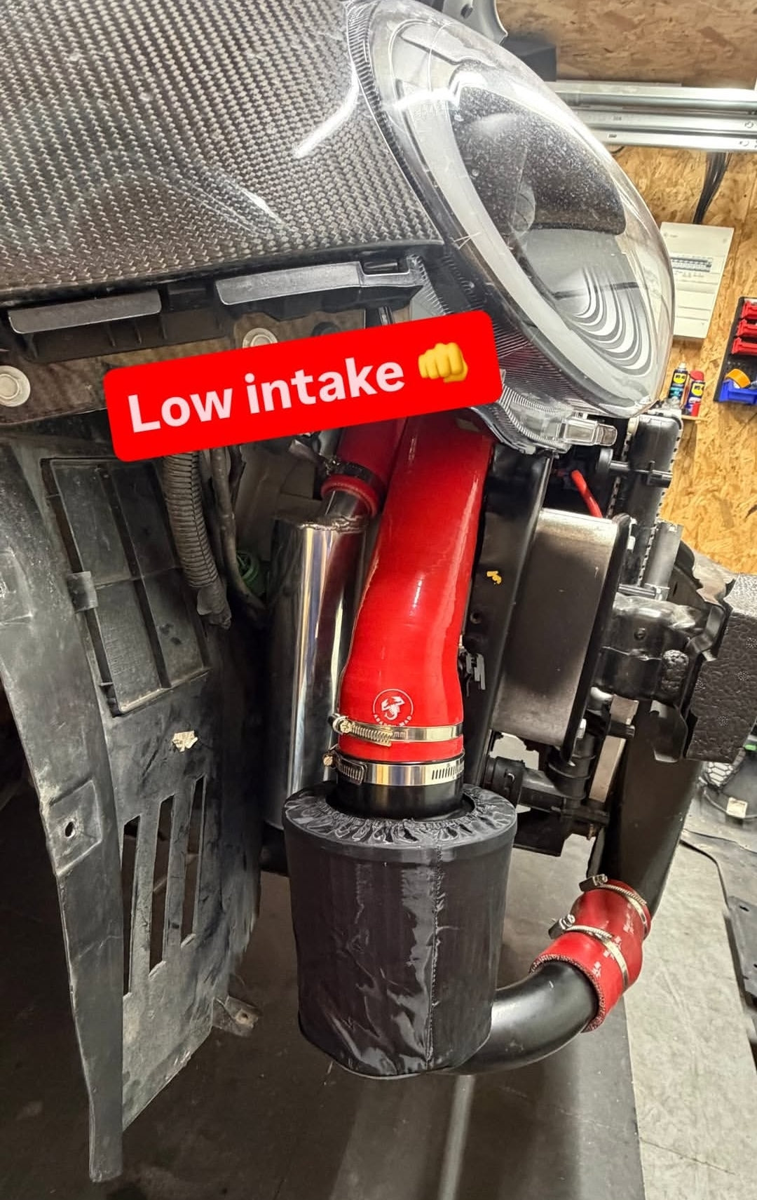 Abarth Complete Low Intake Kit with Catch Can ⚫️🔴🟡