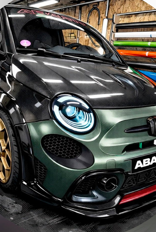 Abarth Faros Full Led (2) Headlights Halogen & Xenon