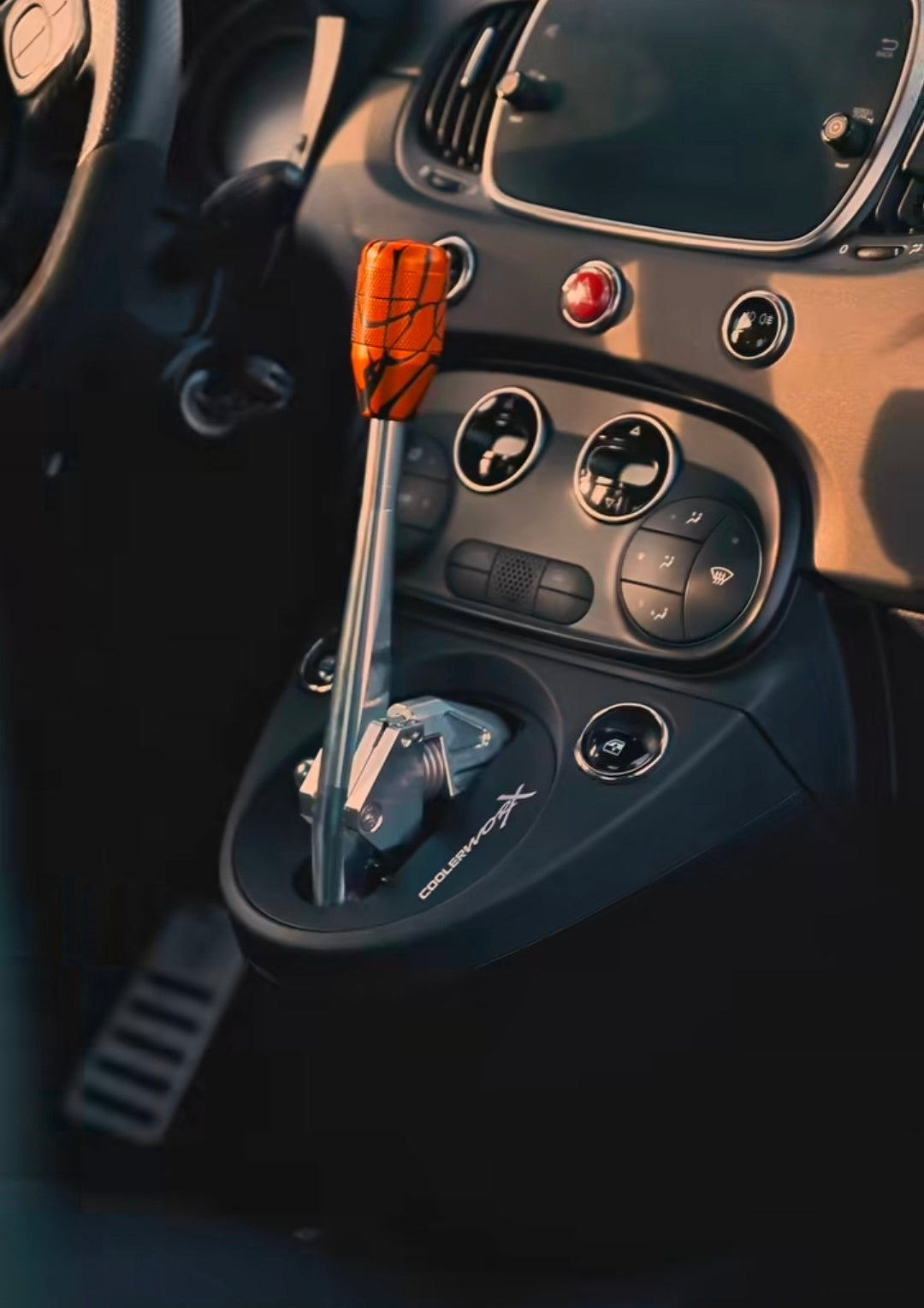 New!! CNC Coolerworks Machined Abarth 500 Ultrashifter Carbon