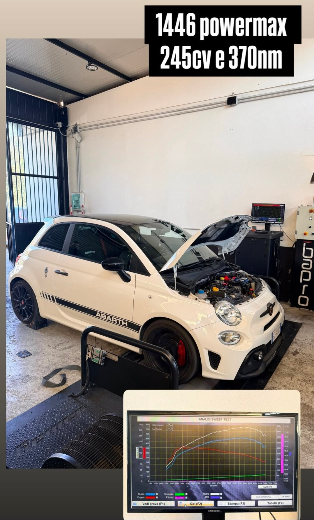 Abarth Turbo Garret NEW Original Powermax Avional 1446 Hibridado up to 250hp