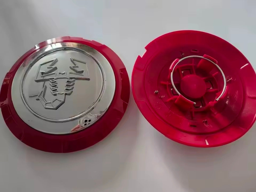 Abarth Kit Tapacubos llantas (4pcs) ORIGINALES OEM (varios colores)