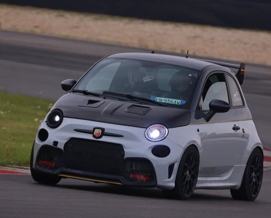 Abarth 500 All Model 3D Air Vents Set (2) Assetto Corse Hood Inserts Capó Salidas Aire