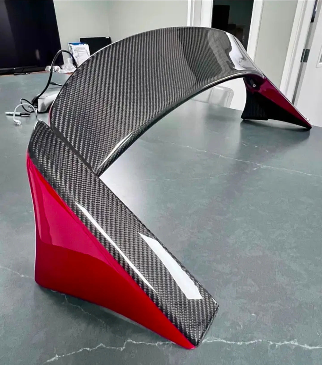Exclusive Pre Order Now!! Abarth 500 All Model Carbon Fiber Spoiler Japan Style Alerón Alettone
