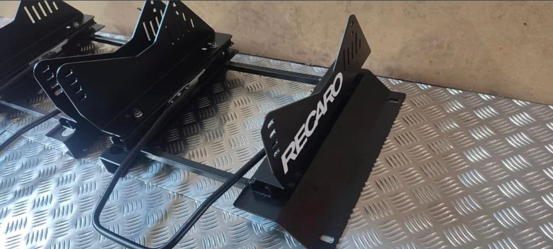 Abarth 500 Fiat Seat Brackets Pair (2) Bases para Asiento Backet Recaro, OMP, Sabelt, Sparco...