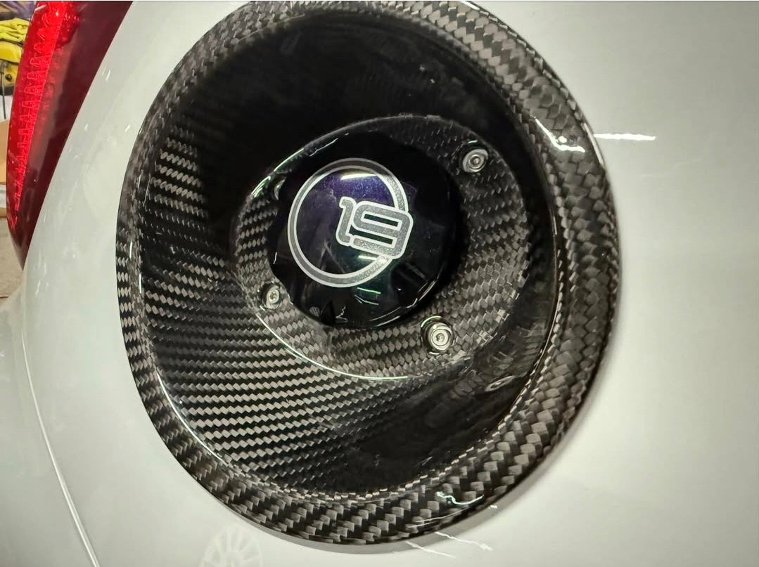 Pre order!! Abarth 500 All Model Cover Carbon Fiber Gas Tank Surround Japan Design Carbono Depósito Gasolina