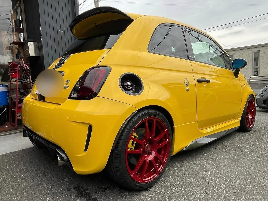 Pre order!! Abarth 500 All Model Cover Carbon Fiber Gas Tank Surround Japan Design Carbono Depósito Gasolina