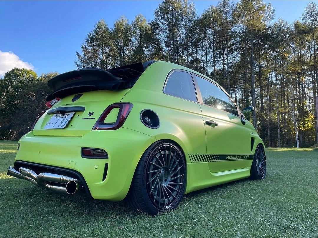 Pre order!! Abarth 500 All Model Cover Carbon Fiber Gas Tank Surround Japan Design Carbono Depósito Gasolina