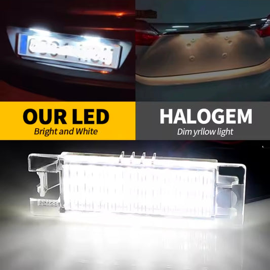 Abarth GPA Fiat Punto Evo Brava Bravo Croma Doblo Matea Led (2) Plafon Luz Matricula License Plate Set