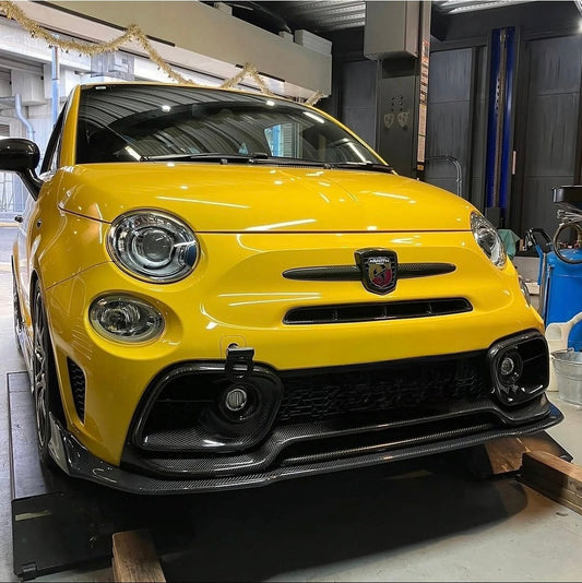 NEW PRE ORDER Restyling 2016+ Front Bumper Carbon Fiber Lip Splitter Cover Extension Prolunga Labio